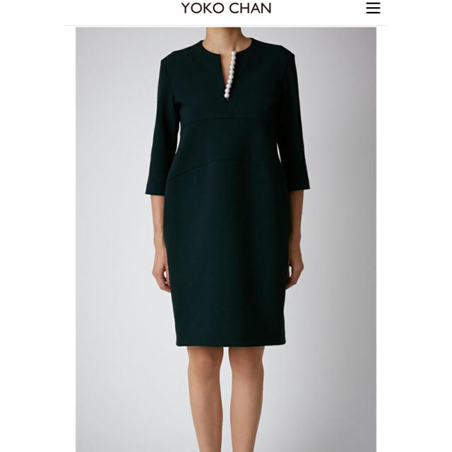 BARNEYS NEW YORK - YOKO CHAN ヨーコチャン 2020 SS パール ドレス BARNEYS NEW YORK - YOKO CHAN ヨーコチャン 2020 SS パール ドレス