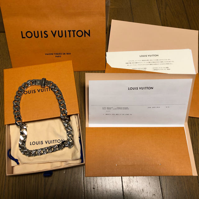 LOUIS VUITTON(ルイヴィトン)のコリエ・メタルLVチェーンリンクス メンズのアクセサリー(ネックレス)の商品写真