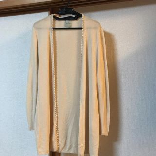 シビラ(Sybilla)の美品　シビラ   sybilla  ロングカーディガン ベージュ　春夏(カーディガン)