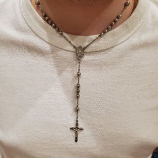 DOLCE&GABBANA ドルチェ&ガッバーナ ロザリオ ネックレス クロス