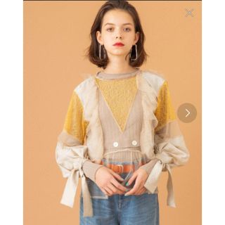 トゥデイフル レースブラウス シャツ/ブラウス(レディース/長袖)の通販