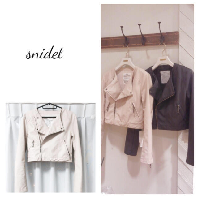 SNIDEL(スナイデル)のsnidel♡ライダースジャケット レディースのジャケット/アウター(ライダースジャケット)の商品写真