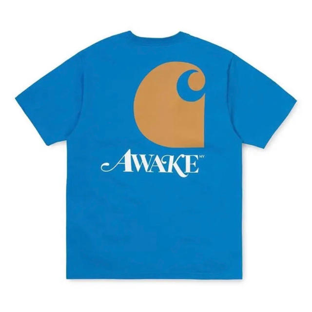 carhartt(カーハート)のM Awake NY Carhartt WIP T-shirt blue 青 メンズのトップス(Tシャツ/カットソー(半袖/袖なし))の商品写真