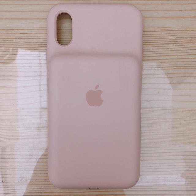 iPhone XS Smart Battery Case ピンクサンド