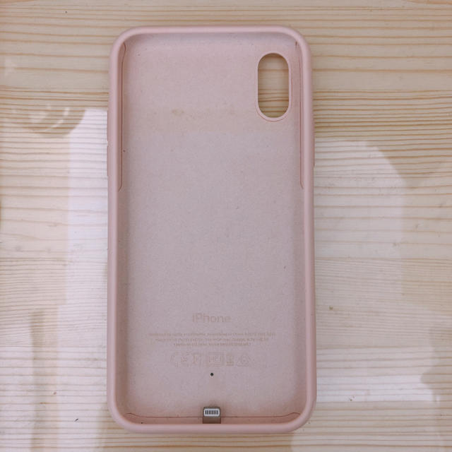 iPhone XS Smart Battery Case ピンクサンド