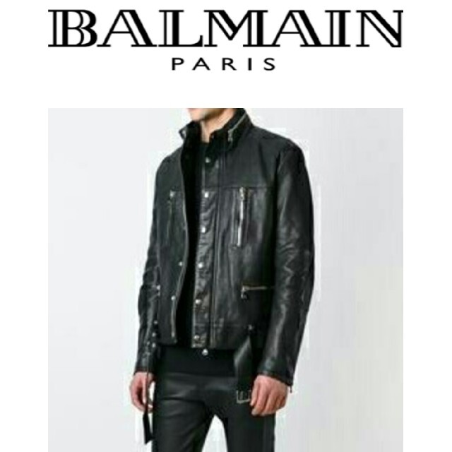 BALMAIN(バルマン)のBALMAIN ライダース46   メンズのジャケット/アウター(レザージャケット)の商品写真