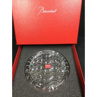 バカラ(Baccarat)の②希少 Baccarat バカラ ウェーブ ボトル・デキャンタコースター 新品(食器)