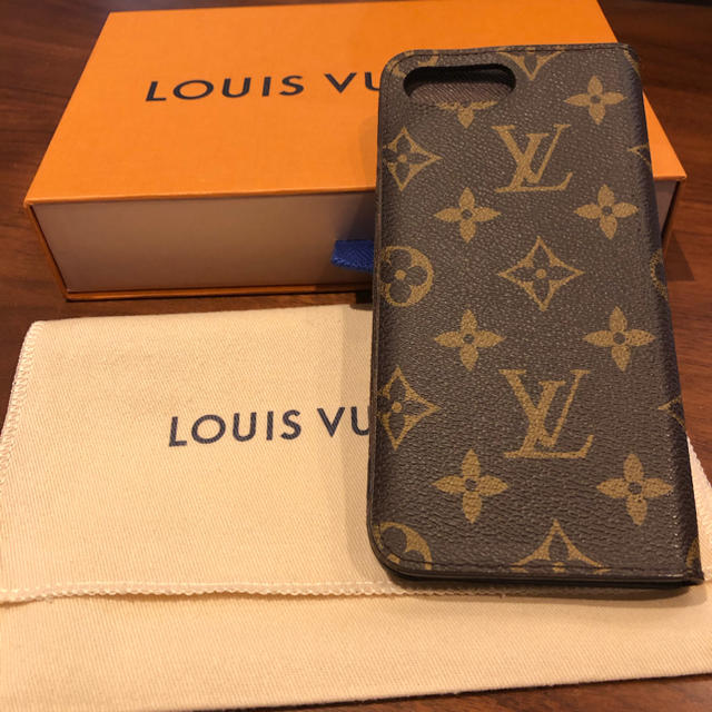 LOUIS VUITTON - ルイヴィトン モノグラム 手帳型iPhoneケース6.7.8plusの通販