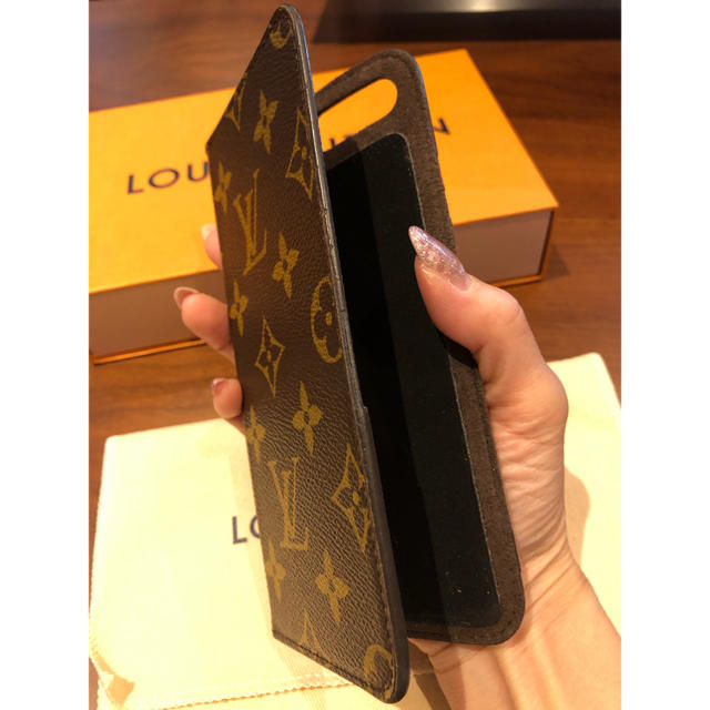 LOUIS VUITTON - ルイヴィトン モノグラム 手帳型iPhoneケース6.7