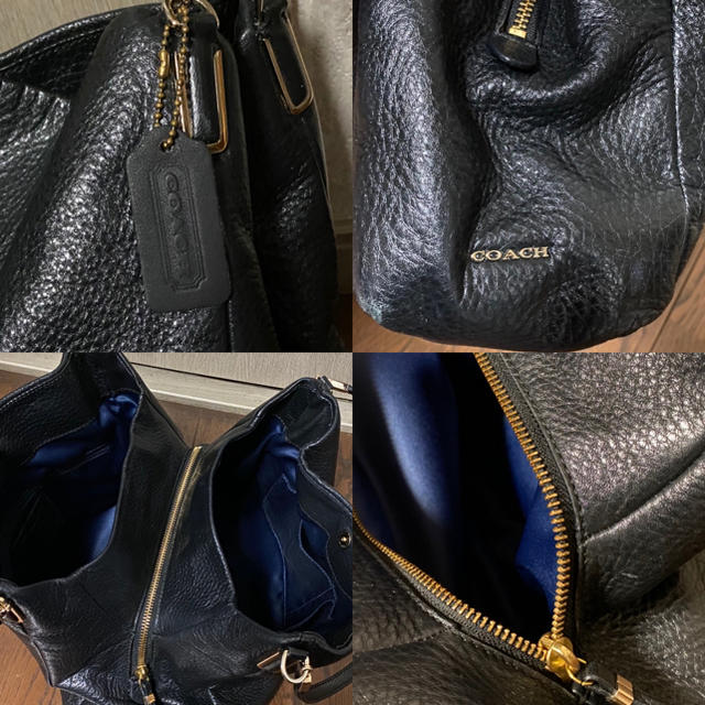 黒 レザー ハンドバック COACH | svetinikole.gov.mk