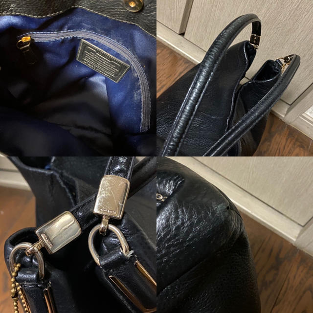 黒 レザー ハンドバック COACH | svetinikole.gov.mk