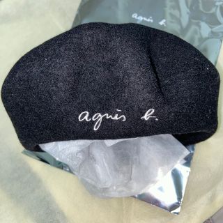 アニエスベー(agnes b.)のAgnes b（アニエス・ベー）ロゴ付きベレー帽　子供用(帽子)