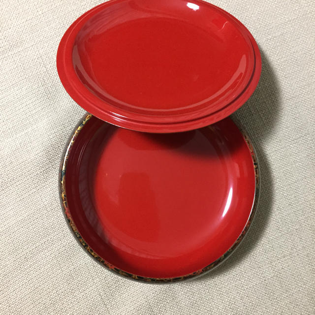 津軽塗 (唐塗り)  菓子器 -3 エンタメ/ホビーの美術品/アンティーク(漆芸)の商品写真