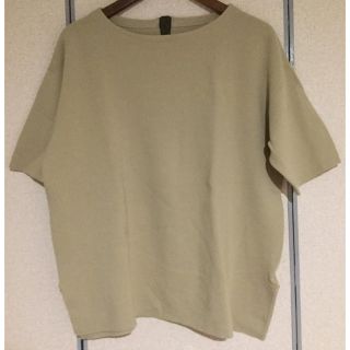 ユナイテッドアローズグリーンレーベルリラクシング(UNITED ARROWS green label relaxing)のgreen label relaxing 半袖 カットソー ベージュ フリー(カットソー(半袖/袖なし))