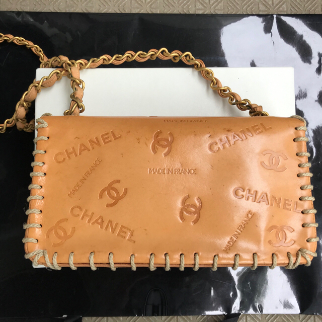 CHANEL(シャネル)のruruhimeさん専用 CHANELヴィンテージヌメ革チェーンショルダーバッグ レディースのバッグ(ショルダーバッグ)の商品写真