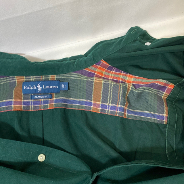 POLO RALPH LAUREN(ポロラルフローレン)のラルフローレン  シャツ　グリーン　緑　Polo Ralph Lauren メンズのトップス(シャツ)の商品写真