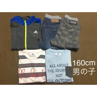イッカ(ikka)の子供服 160cm 男の子 adidas ikka(Tシャツ/カットソー)