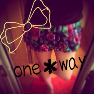 ワンウェイ(one*way)の♡花柄バルーンキュロット♡(キュロット)