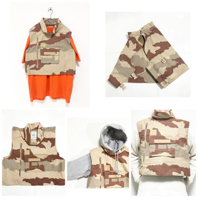 Maison Martin Margiela(マルタンマルジェラ)のdead stock vintage フランス軍 軍物 フラグレーションベスト メンズのジャケット/アウター(ミリタリージャケット)の商品写真