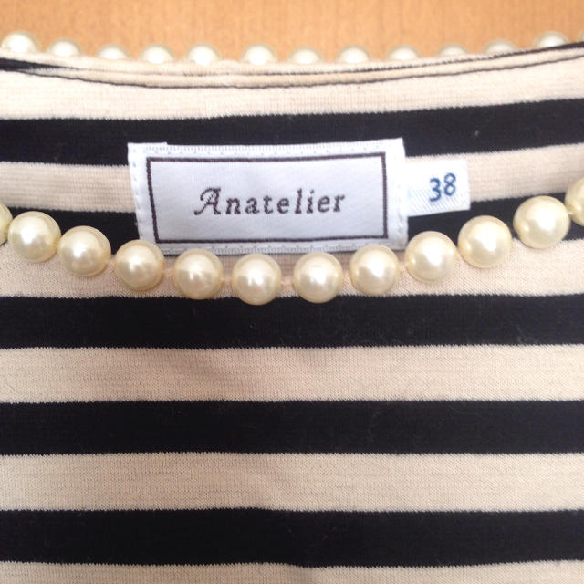 anatelier(アナトリエ)のアナトリエ ボーダー ワンピース レディースのワンピース(ひざ丈ワンピース)の商品写真