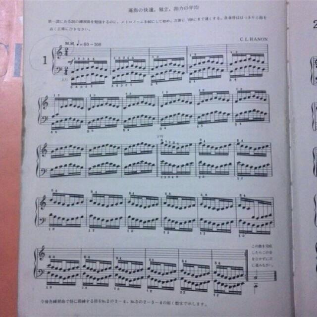ハノン・ピアノ小曲集の３冊セット