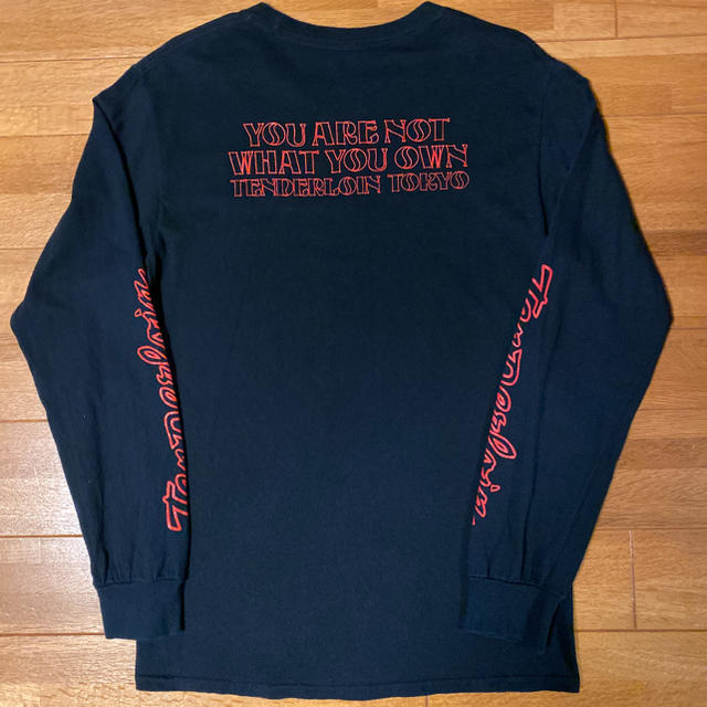 ミディアム TENDERLOIN ロンT PAC ブラック 黒 Mの通販 by