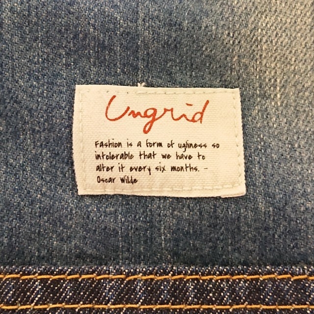 Ungrid(アングリッド)のさゆりっぺ7404様専用‼️アングリッドバッグ デニムトートバッグ美品‼️ レディースのバッグ(トートバッグ)の商品写真
