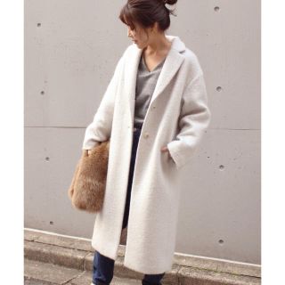 スピックアンドスパン(Spick & Span)のロングモヘアチェスターコート(ロングコート)