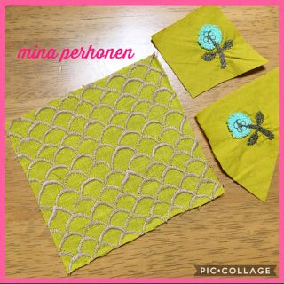 ミナペルホネン(mina perhonen)のミナペルホネン　黄色いハギレ(その他)