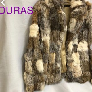 デュラス(DURAS)の♦ＤＵＲＡＳ♦ラビットファーコート♪♪(毛皮/ファーコート)