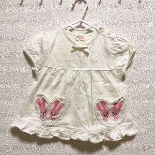 シャーリーテンプル(Shirley Temple)のシャーリーテンプル うさぎポケット チュニック(Ｔシャツ)