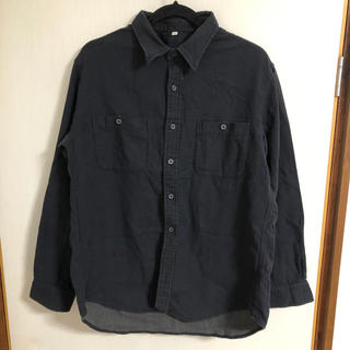 ムジルシリョウヒン(MUJI (無印良品))の無印良品 ブラック ロング シャツ(シャツ)