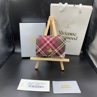 ヴィヴィアンウエストウッド(Vivienne Westwood)の即購入OK‼︎ ヴィヴィアンウエストウッド 三折 財布 ホワイト チェック(財布)