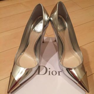 クリスチャンディオール(Christian Dior)のChristian Dior ディオール パンプス メタリック(ハイヒール/パンプス)