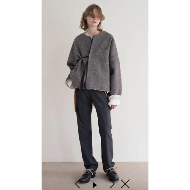 sunsea 18aw GUMMI BLOUSON YOKE stein