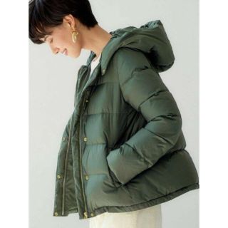 ユナイテッドアローズグリーンレーベルリラクシング(UNITED ARROWS green label relaxing)のCFCハッスイフードショートダウンジャケット(ダウンジャケット)