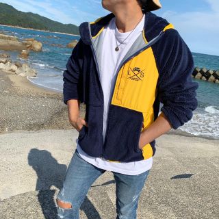 パタゴニア(patagonia)のインスタで人気☆LUSSO SURF フリースジャケット　Mサイズ☆MSGM(ブルゾン)