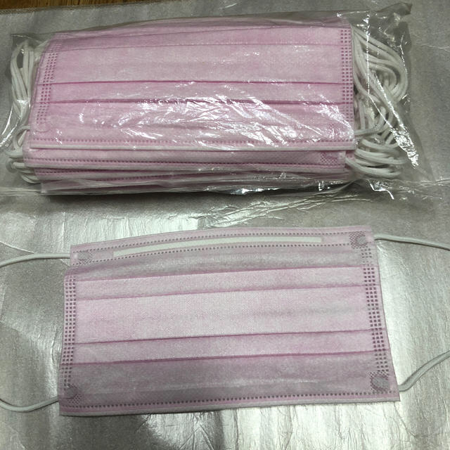 不織布 マスク 通販 - SARAYA - サラヤ★医療用 サージカルマスク★ピンク 普通〜大きめの通販 by SARA's shop