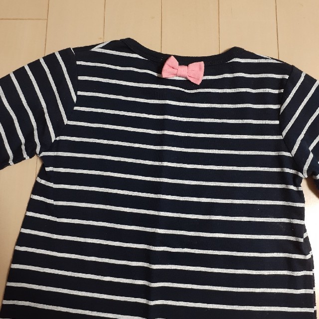 MPS(エムピーエス)のRight-on ボーダーカットソー 130 キッズ/ベビー/マタニティのキッズ服女の子用(90cm~)(Tシャツ/カットソー)の商品写真