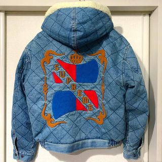 シュプリーム(Supreme)のSupreme Quilted Denim Pilot Jacket Sサイズ(Gジャン/デニムジャケット)