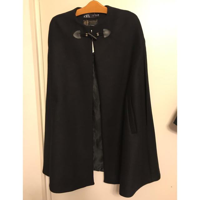 ZARA ザラ ケープコート ポンチョ xs 【正規取扱店】 70.0%OFF タグ付き ザラ ZARA ウール ニット ポンチョ アウター ジャケット