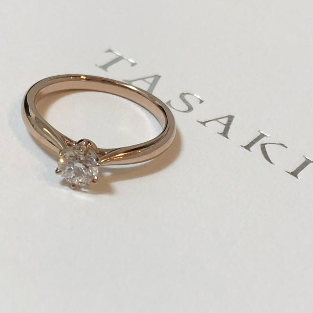 豊富なギフト TASAKI サクラゴールド 0.33 ダイヤリング タサキ - リング(指輪)