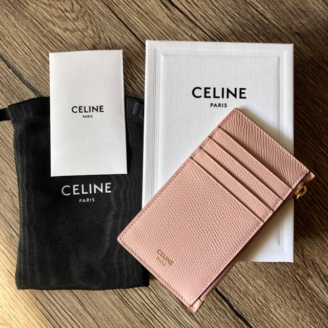 新品 新作 CELINE セリーヌ カードu0026コインケース くすみピンク♡