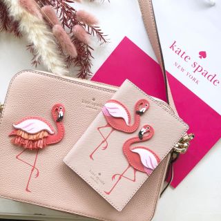 ケイトスペードニューヨーク(kate spade new york)のマッシュ様専用　kate spade ケイトスペード  フラミンゴ　バッグ　(ショルダーバッグ)