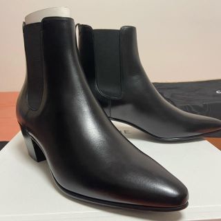 セリーヌ(celine)の正規品CELINEジャクノチェルシーブーツ/シャイニーカーフスキン41セリーヌ(ブーツ)