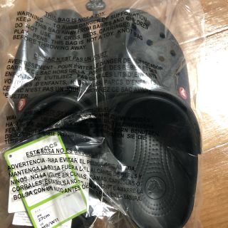 クロックス(crocs)のクロックス　ブラック　27㎝　新品！(サンダル)