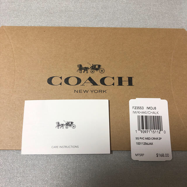 COACH(コーチ)の【専用ページ】コーチ　財布　IM/KHAKI/CHALK レディースのファッション小物(財布)の商品写真