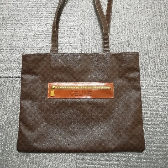 セリーヌCELINE　トートバッグ　マカダム柄トートバッグ