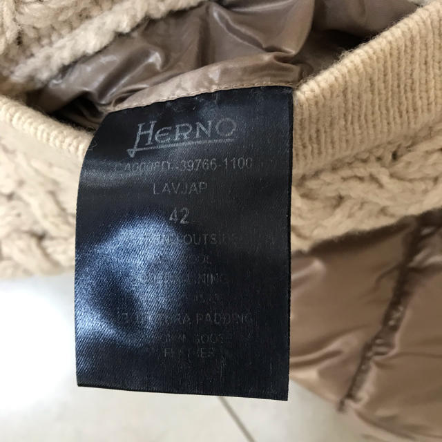 HERNO(ヘルノ)の【HERNO】ヘルノ ニットダウンコート  レディースのジャケット/アウター(ダウンコート)の商品写真