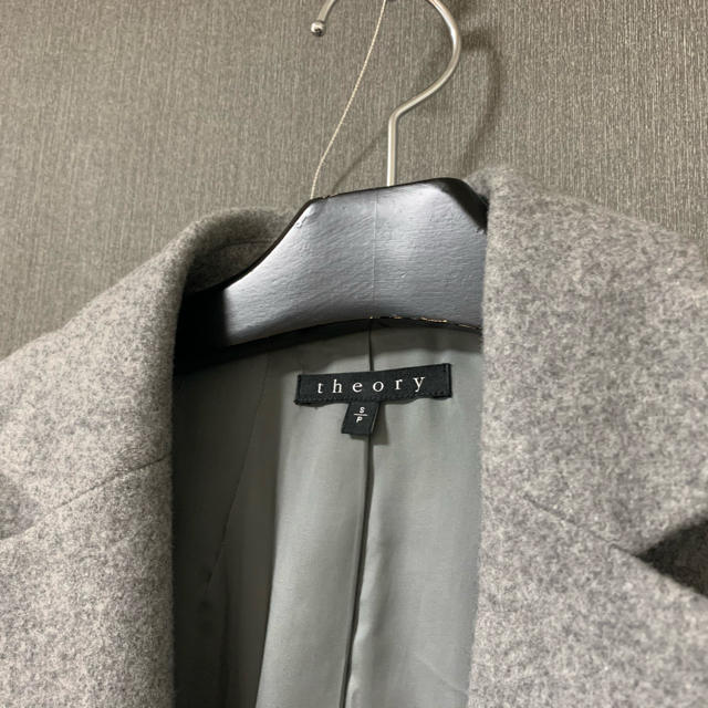 theory by Noa's shop|セオリーならラクマ - 美品★Theoryグレーチェスターコートの通販 ポイント5倍